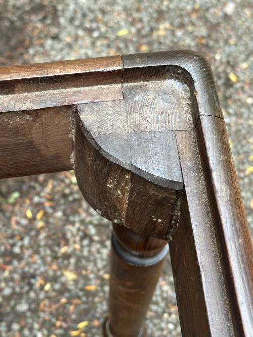 A SCOTTISH GEORGE IV SOLID LABURNUM SIDE CHAIR C1830 - ADDITIONAL PHOTO 1