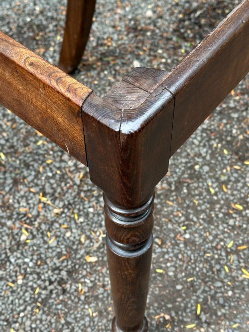 A SCOTTISH GEORGE IV SOLID LABURNUM SIDE CHAIR C1830 - ADDITIONAL PHOTO 2