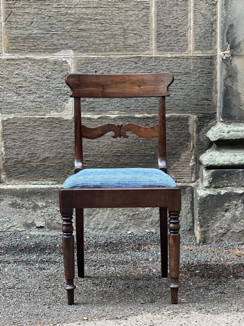 A SCOTTISH GEORGE IV SOLID LABURNUM SIDE CHAIR C1830 - ADDITIONAL PHOTO 7