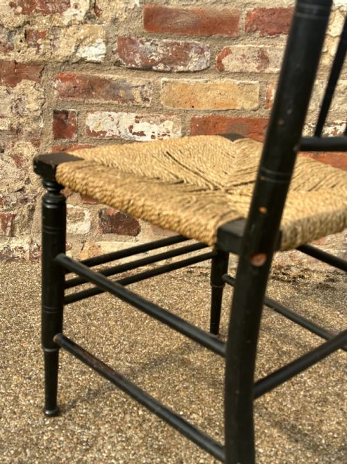 TWO FORD MADDOX BROWN TYPE SUSSEX CHAIRS BY MORRIS CO - ADDITIONAL PHOTO 7