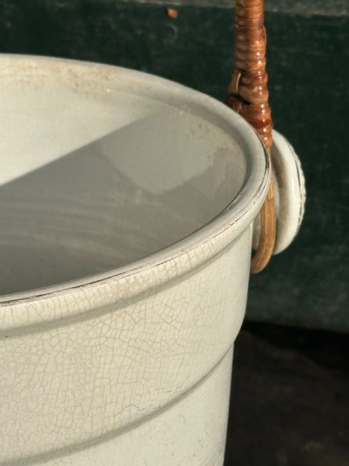 A 19TH CENTURY CERAMIC SLOP BUCKET - ADDITIONAL PHOTO 1
