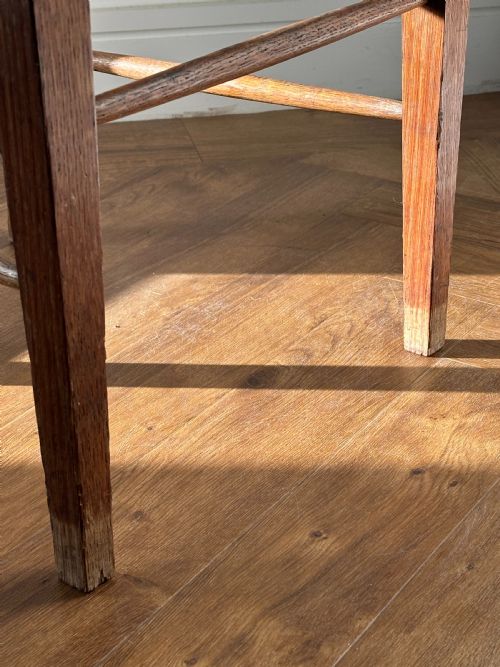 E A TAYLOR SCOTTISH 18711951 A GLASGOW SCHOOL CARVED OAK SIDE CHAIR - ADDITIONAL PHOTO 2
