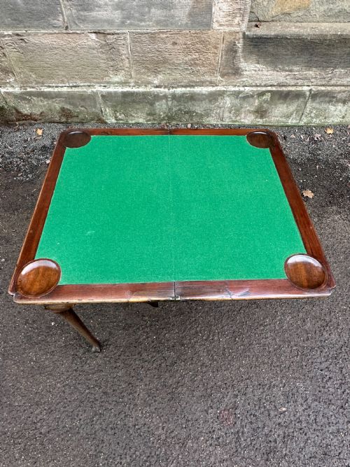A GEORGE I WALNUT CARD TABLE PROBABLY SCOTTISH OR IRISH 1720'S - ADDITIONAL PHOTO 12