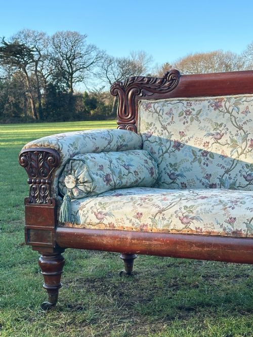 A SCOTTISH 'ROMAN VASE' CARVED MAHOGANY SOFA EDINBURGH C1830 - ADDITIONAL PHOTO 2