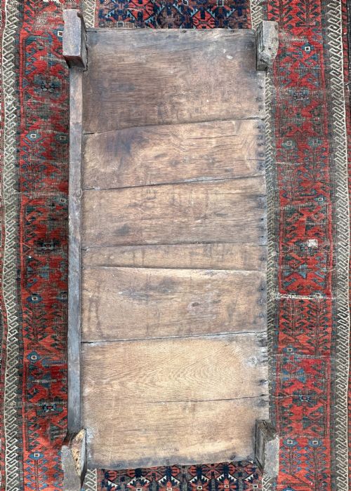 A 17TH CENTURY CHARLES I CROMWELLIAN JOINED CHEST WEST COUNTRY C1650 - ADDITIONAL PHOTO 10