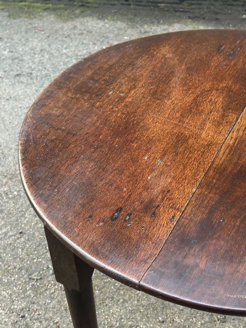 A GEORGE II OAK COACHING TABLE SECOND QUARTER 18TH CENTURY - ADDITIONAL PHOTO 6