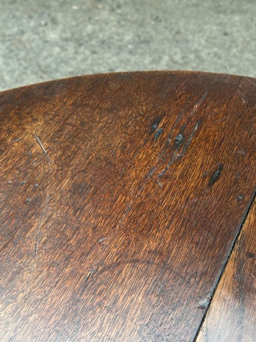 A GEORGE II OAK COACHING TABLE SECOND QUARTER 18TH CENTURY - ADDITIONAL PHOTO 8