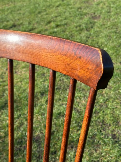 A PARTICULARLY GOOD DARVELIRVINE VALLEY ARMCHAIR THIRD QUARTER 19TH CENTURY ATTRIBUTED TO DUNCAN MCKELLAR OF FENWICK AYRSHIRE - ADDITIONAL PHOTO 3