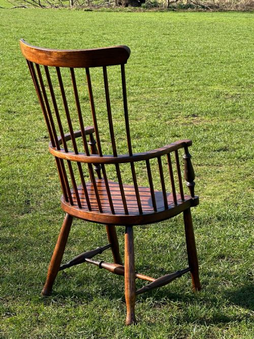 A PARTICULARLY GOOD DARVELIRVINE VALLEY ARMCHAIR THIRD QUARTER 19TH CENTURY ATTRIBUTED TO DUNCAN MCKELLAR OF FENWICK AYRSHIRE - ADDITIONAL PHOTO 7
