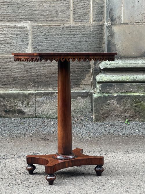 A SCOTTISH GEORGE IV ROSEWOOD PEDESTAL TABLE IN THE OF MANNER JAMES MEIN JNR C1830 - ADDITIONAL PHOTO 2