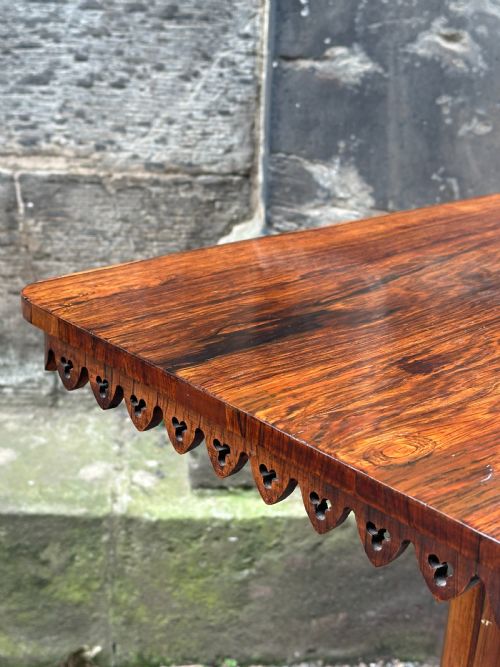 A SCOTTISH GEORGE IV ROSEWOOD PEDESTAL TABLE IN THE OF MANNER JAMES MEIN JNR C1830 - ADDITIONAL PHOTO 3