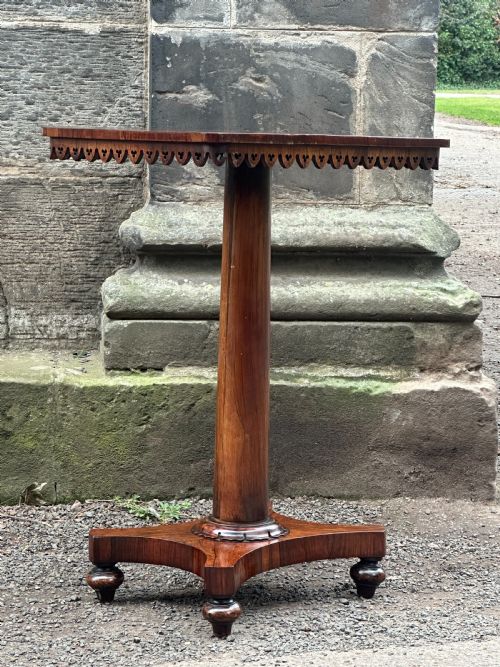 A SCOTTISH GEORGE IV ROSEWOOD PEDESTAL TABLE IN THE OF MANNER JAMES MEIN JNR C1830 - ADDITIONAL PHOTO 4