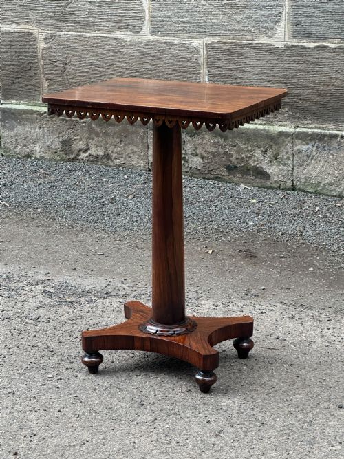 A SCOTTISH GEORGE IV ROSEWOOD PEDESTAL TABLE IN THE OF MANNER JAMES MEIN JNR C1830 - ADDITIONAL PHOTO 5