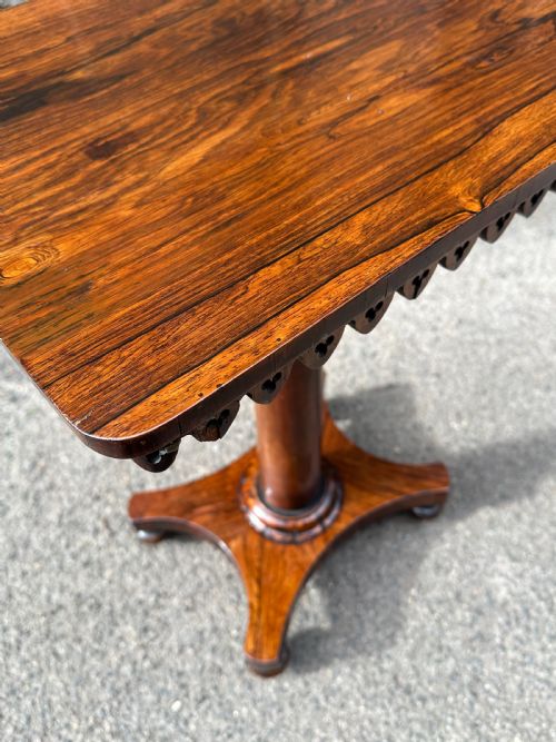 A SCOTTISH GEORGE IV ROSEWOOD PEDESTAL TABLE IN THE OF MANNER JAMES MEIN JNR C1830 - ADDITIONAL PHOTO 7