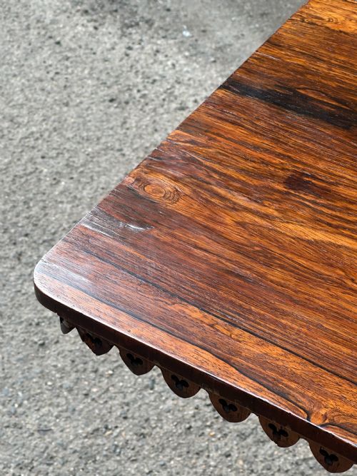 A SCOTTISH GEORGE IV ROSEWOOD PEDESTAL TABLE IN THE OF MANNER JAMES MEIN JNR C1830 - ADDITIONAL PHOTO 9