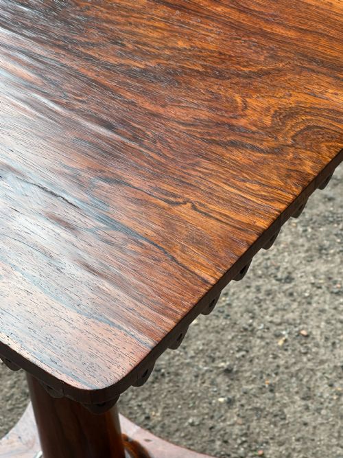 A SCOTTISH GEORGE IV ROSEWOOD PEDESTAL TABLE IN THE OF MANNER JAMES MEIN JNR C1830 - ADDITIONAL PHOTO 11