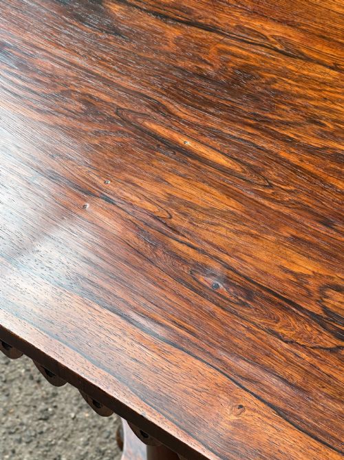A SCOTTISH GEORGE IV ROSEWOOD PEDESTAL TABLE IN THE OF MANNER JAMES MEIN JNR C1830 - ADDITIONAL PHOTO 13