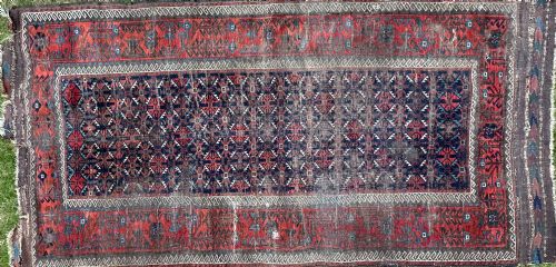 a fine antique north west persian rug - CATEGORY: ANTIQUE RUGS - DATED 1920