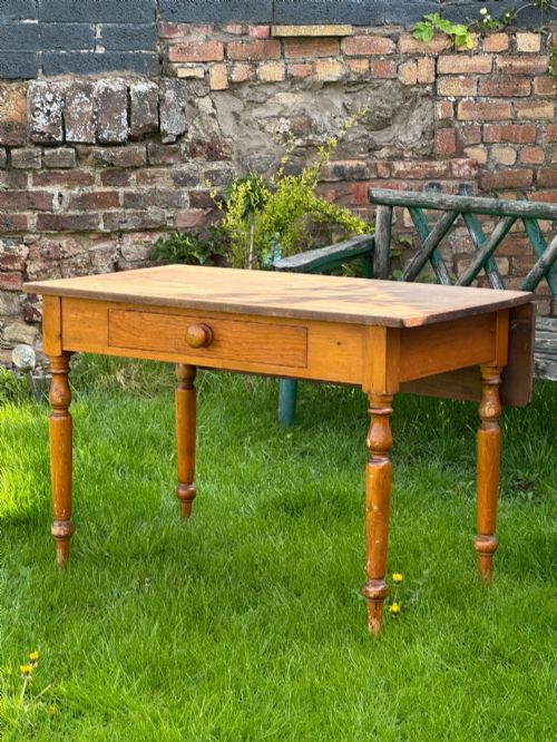 A 19TH CENTURY SCOTTISH PINE KITCHEN PREPARATION TABLE - ADDITIONAL PHOTO 2
