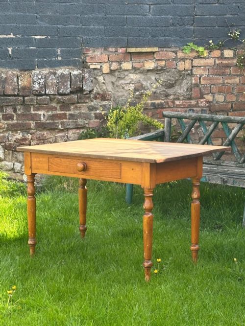 A 19TH CENTURY SCOTTISH PINE KITCHEN PREPARATION TABLE - ADDITIONAL PHOTO 3