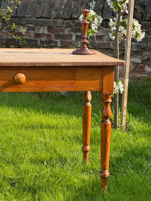 A 19TH CENTURY SCOTTISH PINE KITCHEN PREPARATION TABLE - ADDITIONAL PHOTO 6
