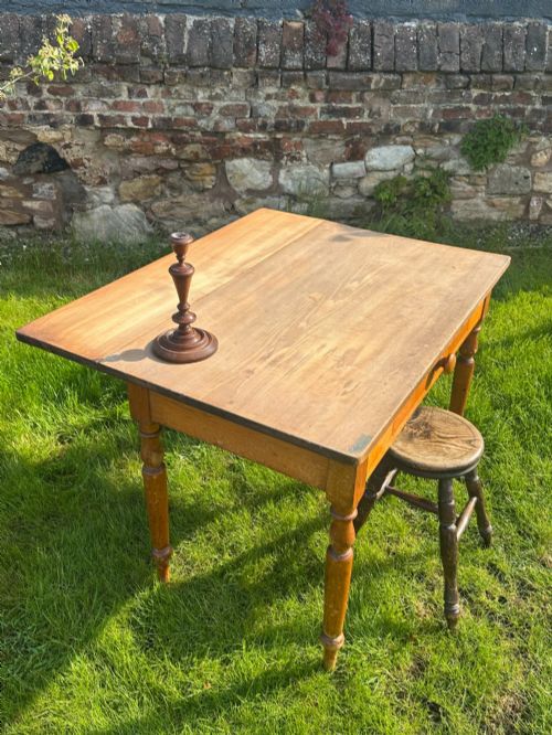 A 19TH CENTURY SCOTTISH PINE KITCHEN PREPARATION TABLE - ADDITIONAL PHOTO 11