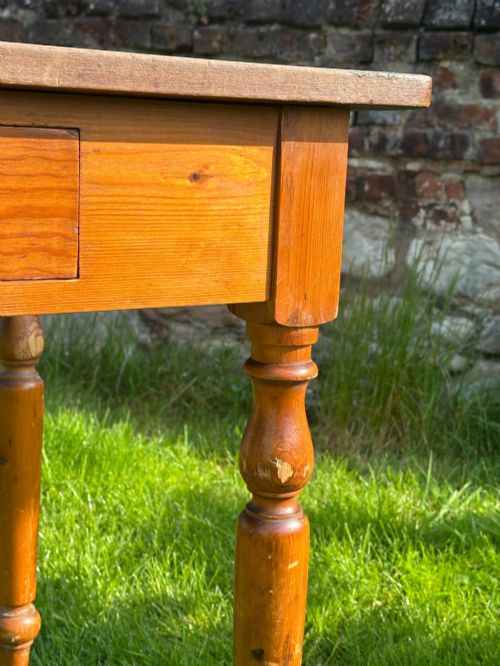 A 19TH CENTURY SCOTTISH PINE KITCHEN PREPARATION TABLE - ADDITIONAL PHOTO 12