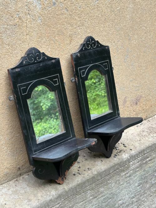 A PAIR OF SMALL LATE 19TH CENTURY GIRANDOLES IN THE MANNER OF COTTIER CO - ADDITIONAL PHOTO 2