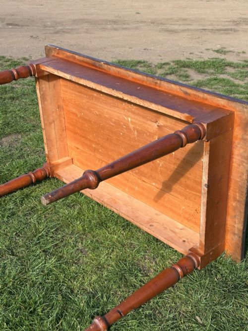 A SCOTTISH LATE 19TH CENTURY PINE KITCHEN TABLE - ADDITIONAL PHOTO 1