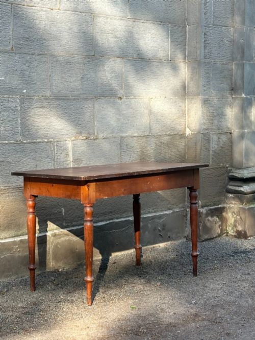 A SCOTTISH LATE 19TH CENTURY PINE KITCHEN TABLE - ADDITIONAL PHOTO 2