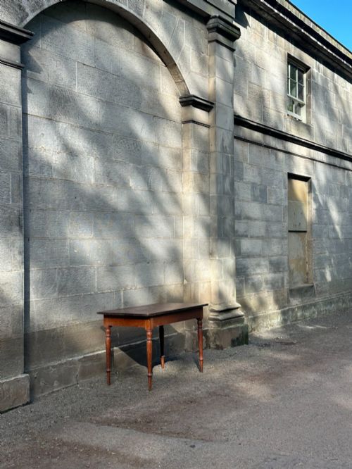 A SCOTTISH LATE 19TH CENTURY PINE KITCHEN TABLE - ADDITIONAL PHOTO 6