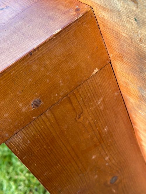 A SCOTTISH LATE 19TH CENTURY PINE KITCHEN TABLE - ADDITIONAL PHOTO 7