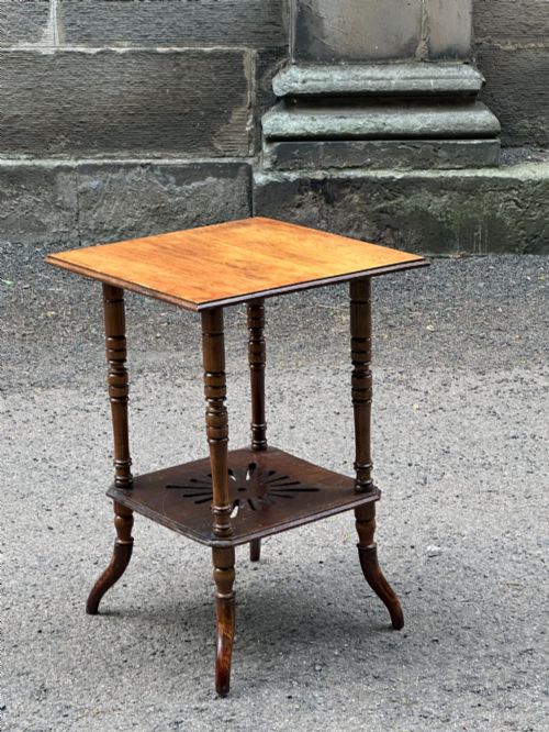 AN ANGLO JAPANESE OCCASIONAL TABLLE IN THE STYLE OF EW GODWIN 1880'S
