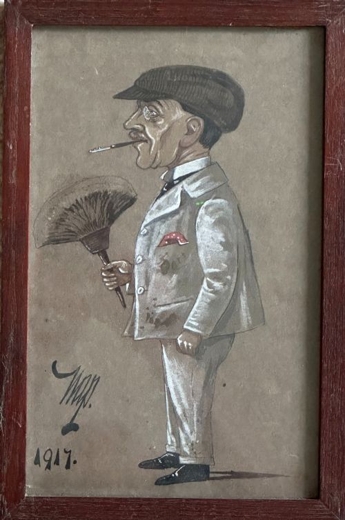 An Amusing Run of Six Early 20th Century Caricatures
