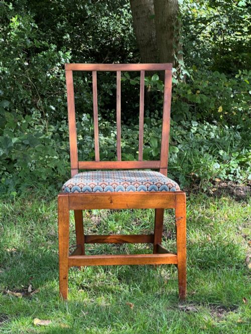A Scottish George III Solid Birch 'Fan Back' Chair, Edinburgh C.1800