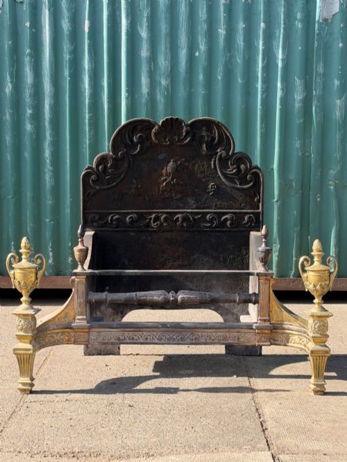 An Impressive George III Style Fire Grate, Late 19th Century