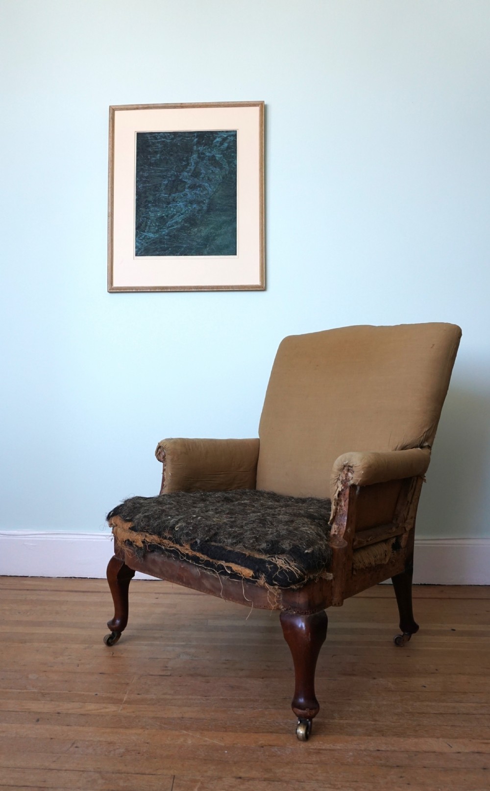 An Edwardian mahogany framed armchair by Morison & Co. Edinburgh c.1900