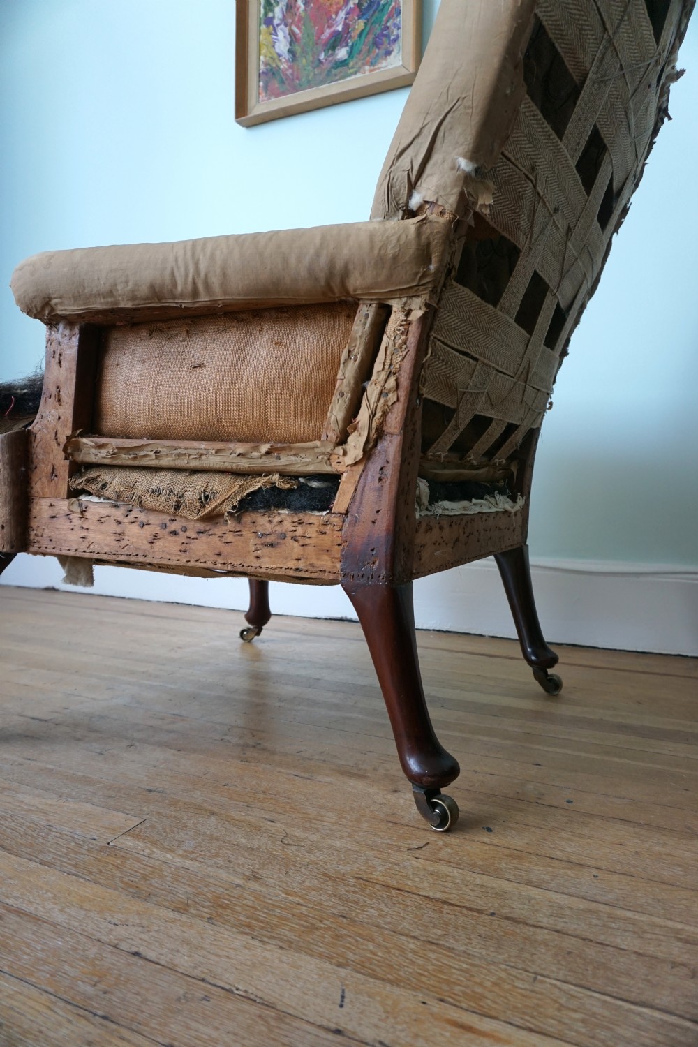 An Edwardian mahogany framed armchair by Morison & Co. Edinburgh c.1900 View IV