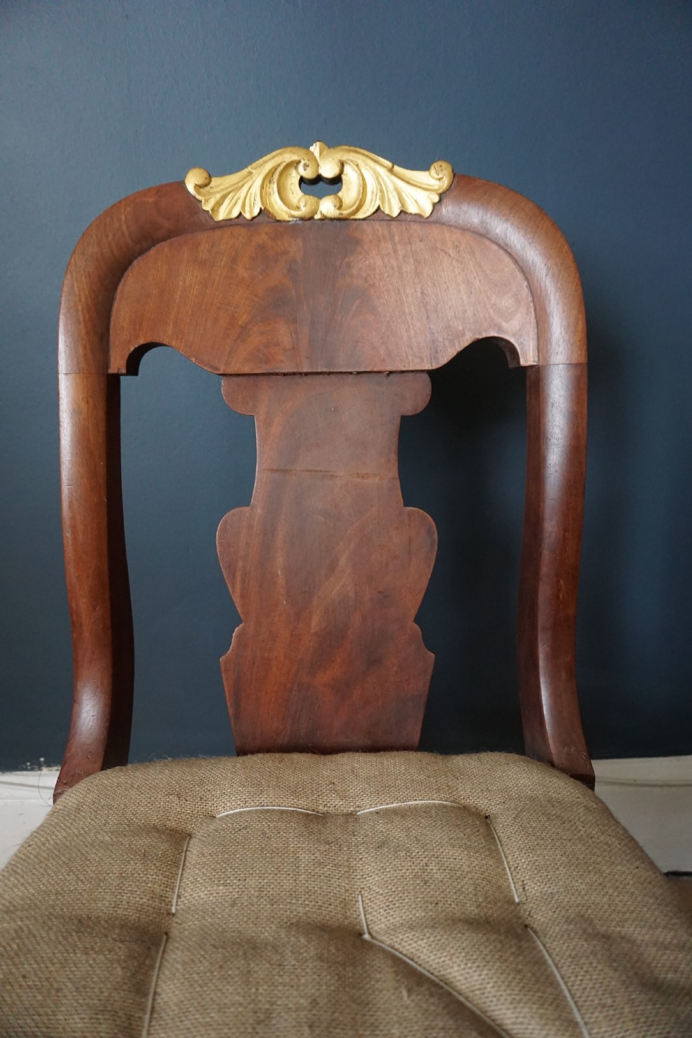 A set of four Scandinavian or possibly Russian salon chairs View IV