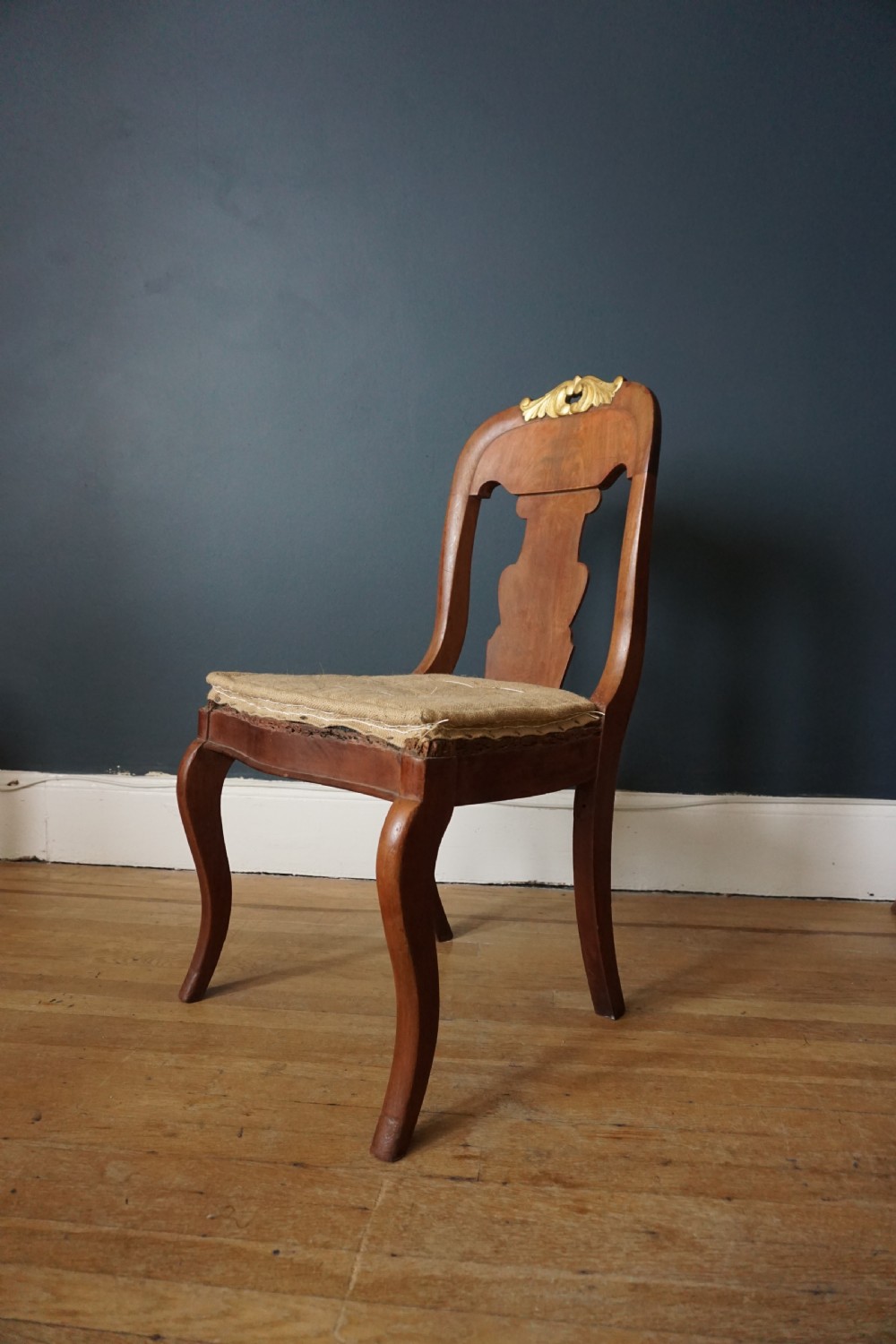 A set of four Scandinavian or possibly Russian salon chairs View III