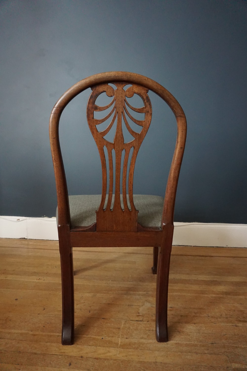 A George III carved mahogany chair to a design by Robert and John Linnell c.1770 View V