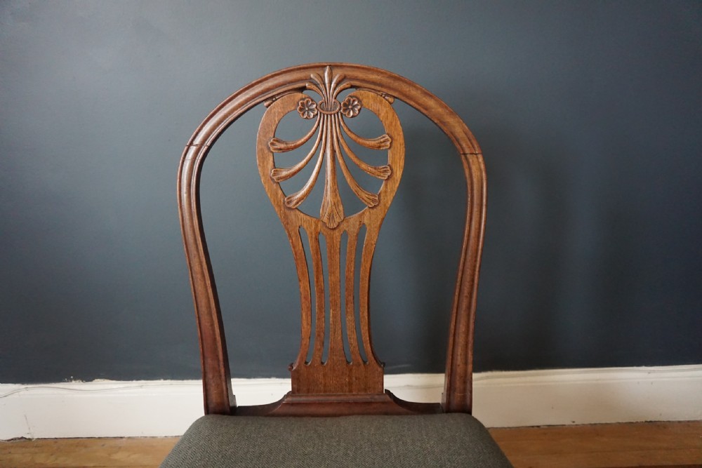 A George III carved mahogany chair to a design by Robert and John Linnell c.1770 View IV