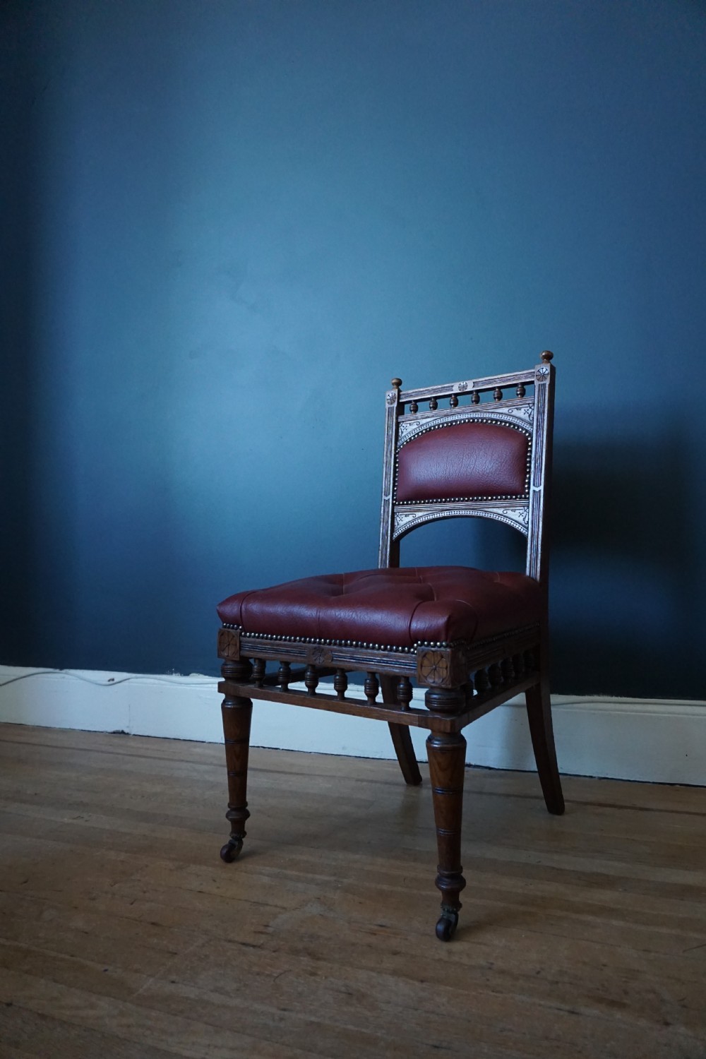 Attributed to Bruce Talbert (1831-1868) An oak Aesthetic Movement chair View IV