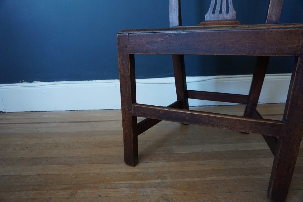 A late 18th century country elm side chair, probably Scottish c.1800 View III