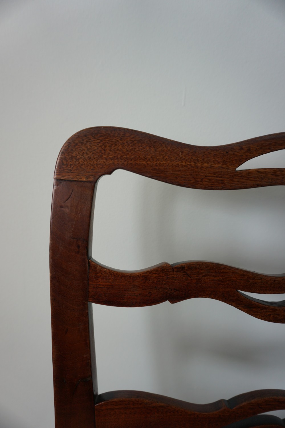 A fine Scottish George III mahogany 'fiddle-back' side chair by William Hamilton c.1770 View V