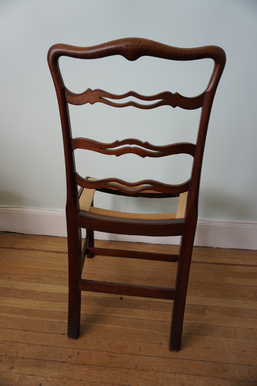 A fine Scottish George III mahogany 'fiddle-back' side chair attributed to William Hamilton c.1770 View III