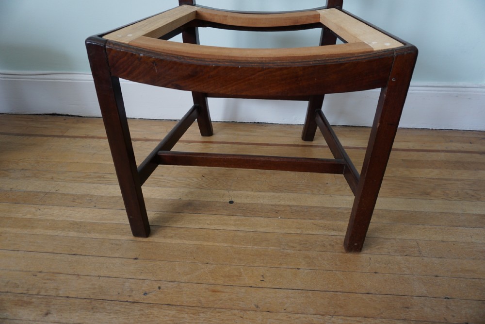 A fine Scottish George III mahogany 'fiddle-back' side chair attributed to William Hamilton c.1770 View VII