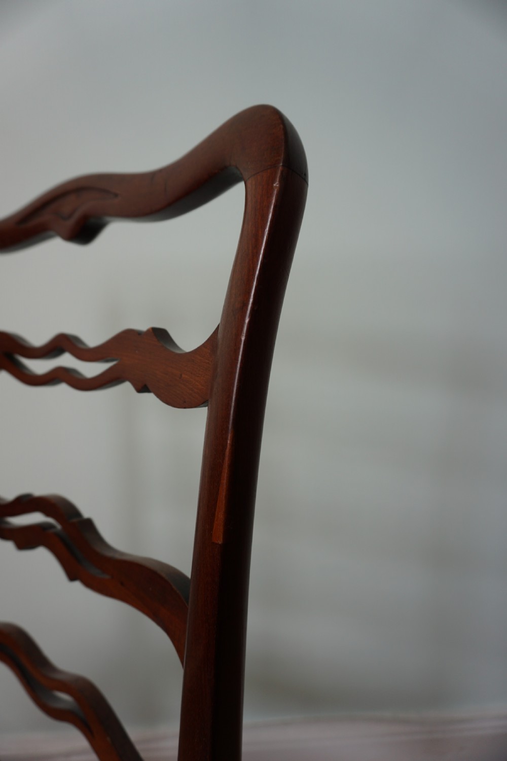 A fine Scottish George III mahogany 'fiddle-back' side chair attributed to William Hamilton c.1770 View IX