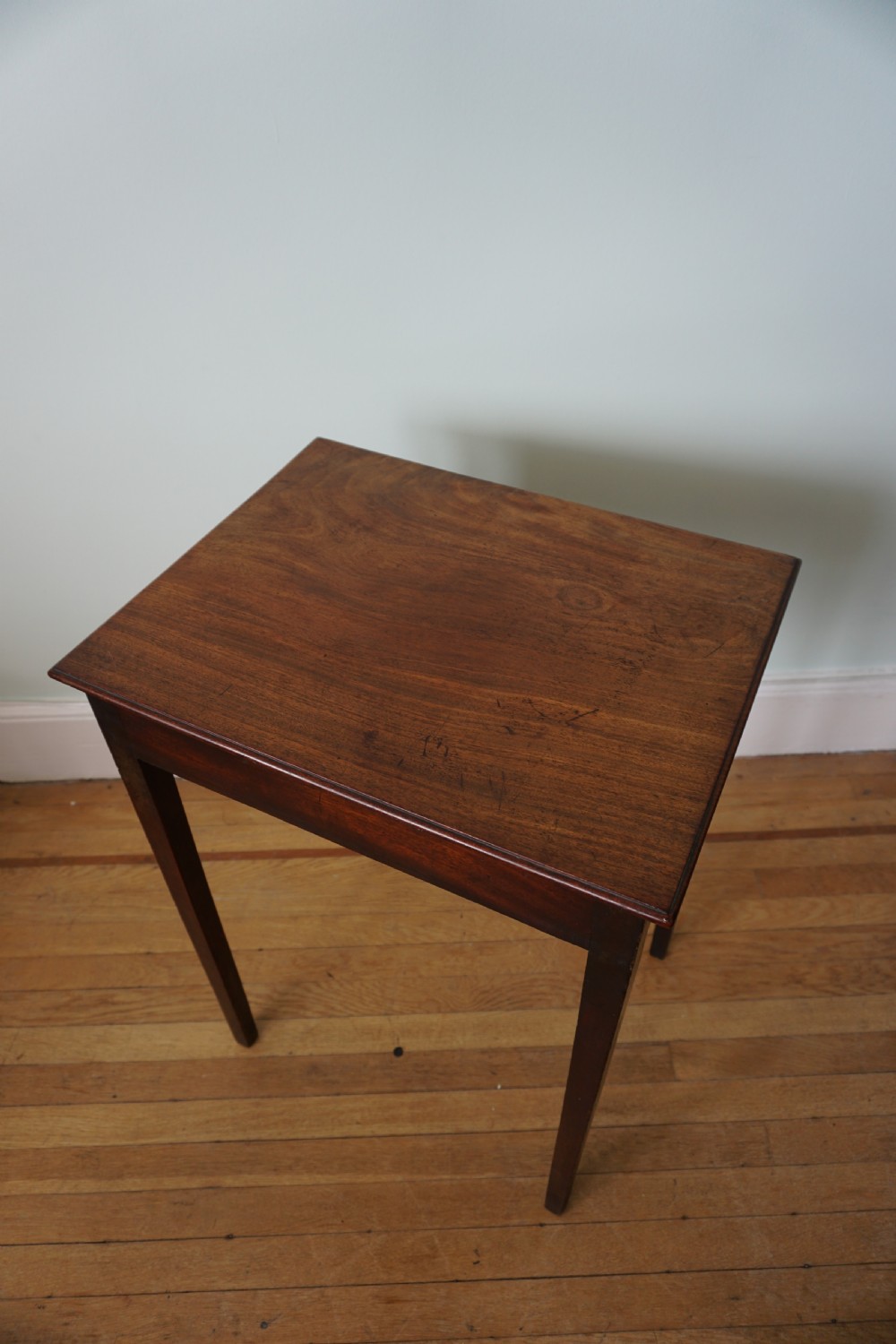 An unusual Scottish George III mahogany writing table, of small proportions, probably made in Edinburgh View IV