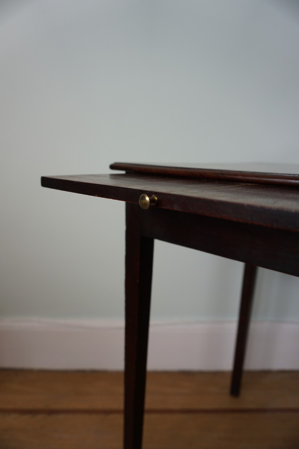 An unusual Scottish George III mahogany writing table, of small proportions, probably made in Edinburgh View VIII